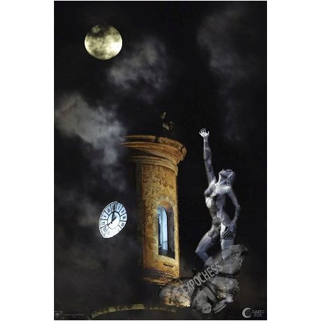 Woman and Tower - Artistic Chess Photography | EXPOCHESS