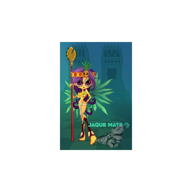 Final época Azteca | Ilustración de Ajedrez - EXPOCHESS