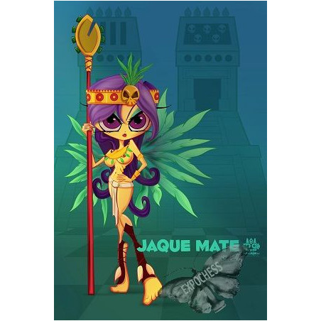 Final época Azteca | Ilustración de Ajedrez - EXPOCHESS