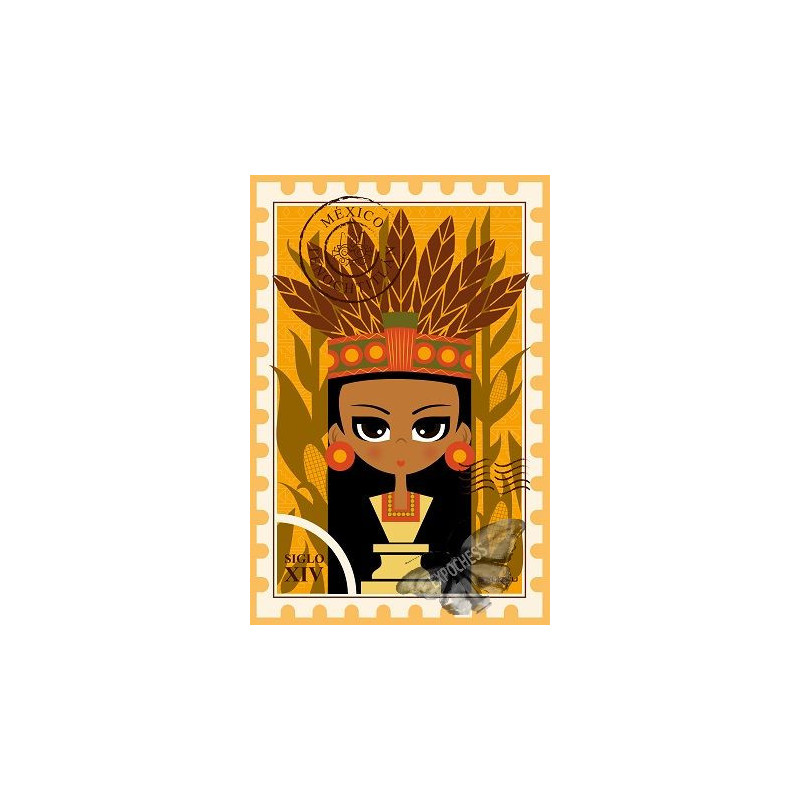 Prehispanic - Artistic Chess Illustration | EXPOCHESS