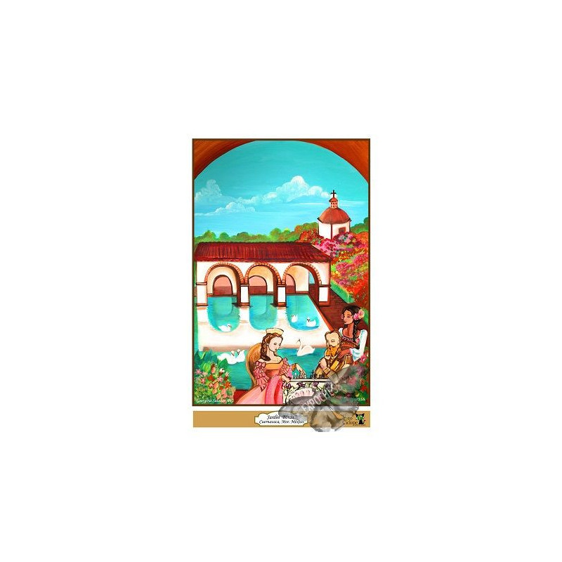 Jardín Bordá | Ilustración de Ajedrez - EXPOCHESS