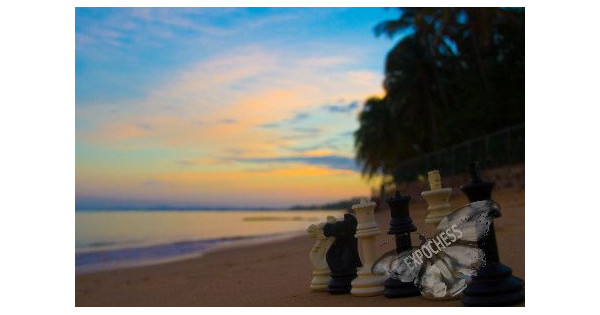 Strategies on the beach - Artistic Chess Photography | EXPOCHESS