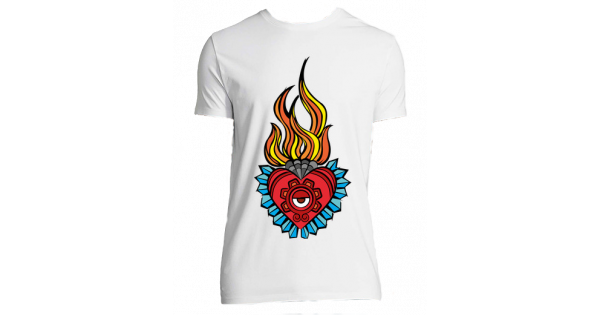 Men's T-shirt 'Heart of Fire, Mind of Ice' | EXPOCHESS