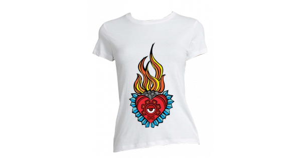 Women's T-shirt 'Heart of Fire, Mind of Ice' | EXPOCHESS