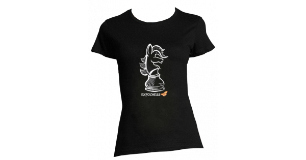 Artistic Chess T-shirt for Women – 100% Cotton | EXPOCHESS
