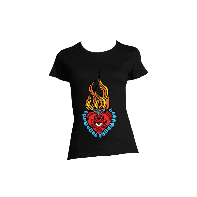 Camiseta Mujer 'Corazón de Fuego, Mente de Hielo' | EXPOCHESS