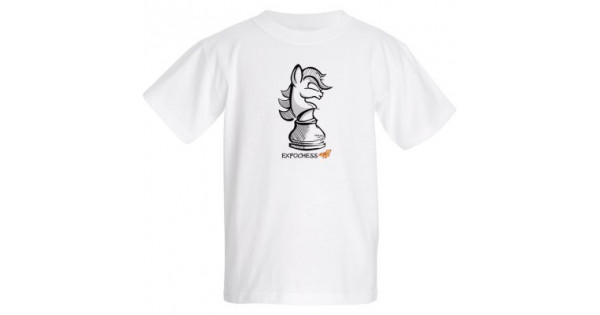 Camiseta de Ajedrez Artística infantil – Algodón 100% | EXPOCHESS