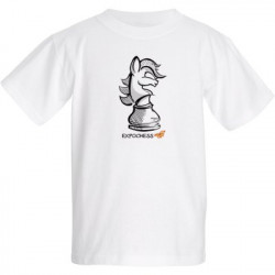 Camiseta de Ajedrez Artística infantil – Algodón 100% | EXPOCHESS