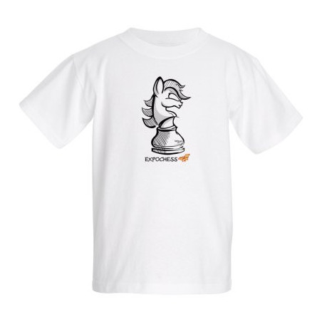 Artistic Chess T-shirt for Kids – 100% Cotton | EXPOCHESS